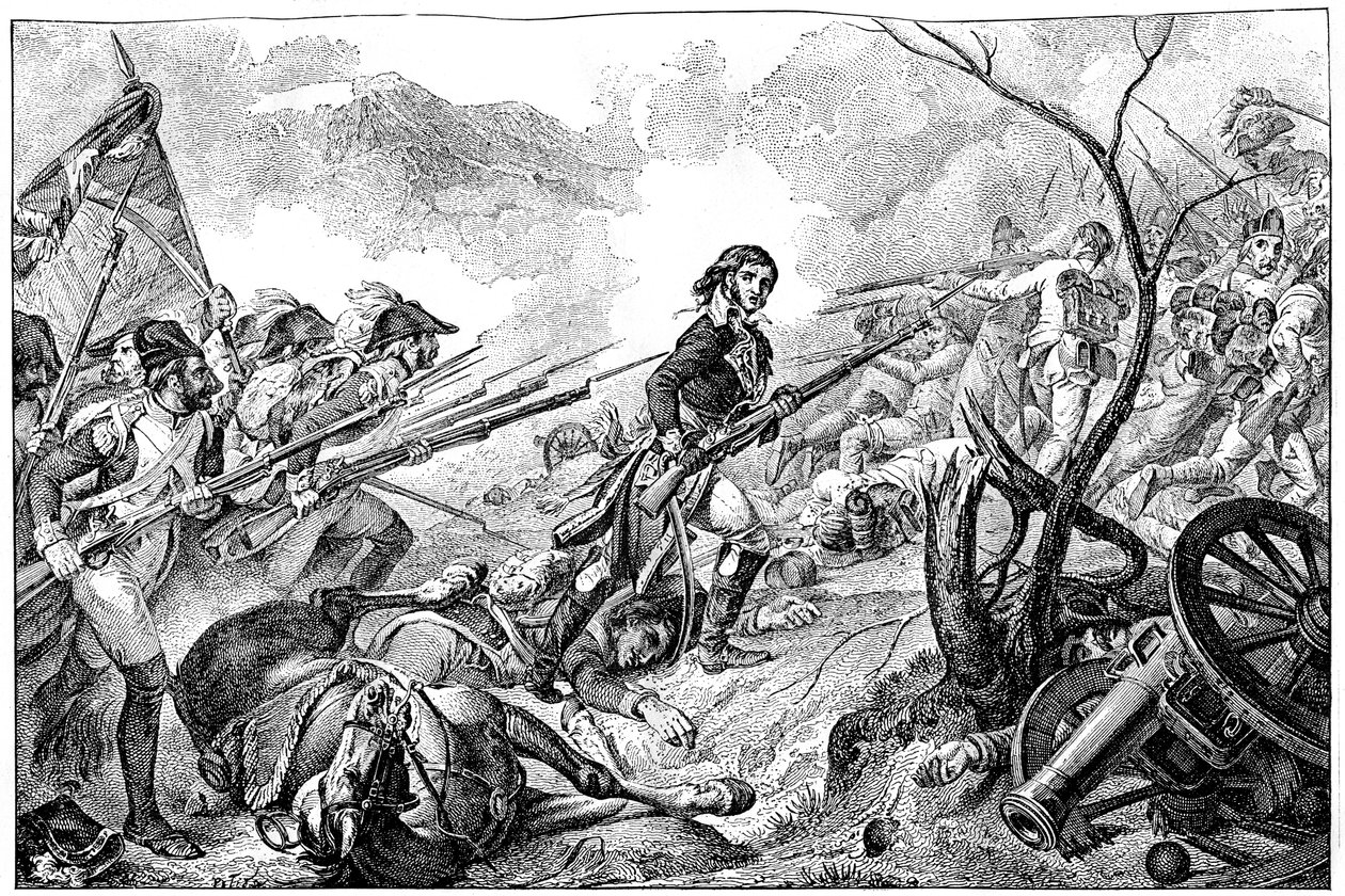 General Joubert vid slaget vid Rivoli, 14 januari 1797 1882-1884 av Unbekannt