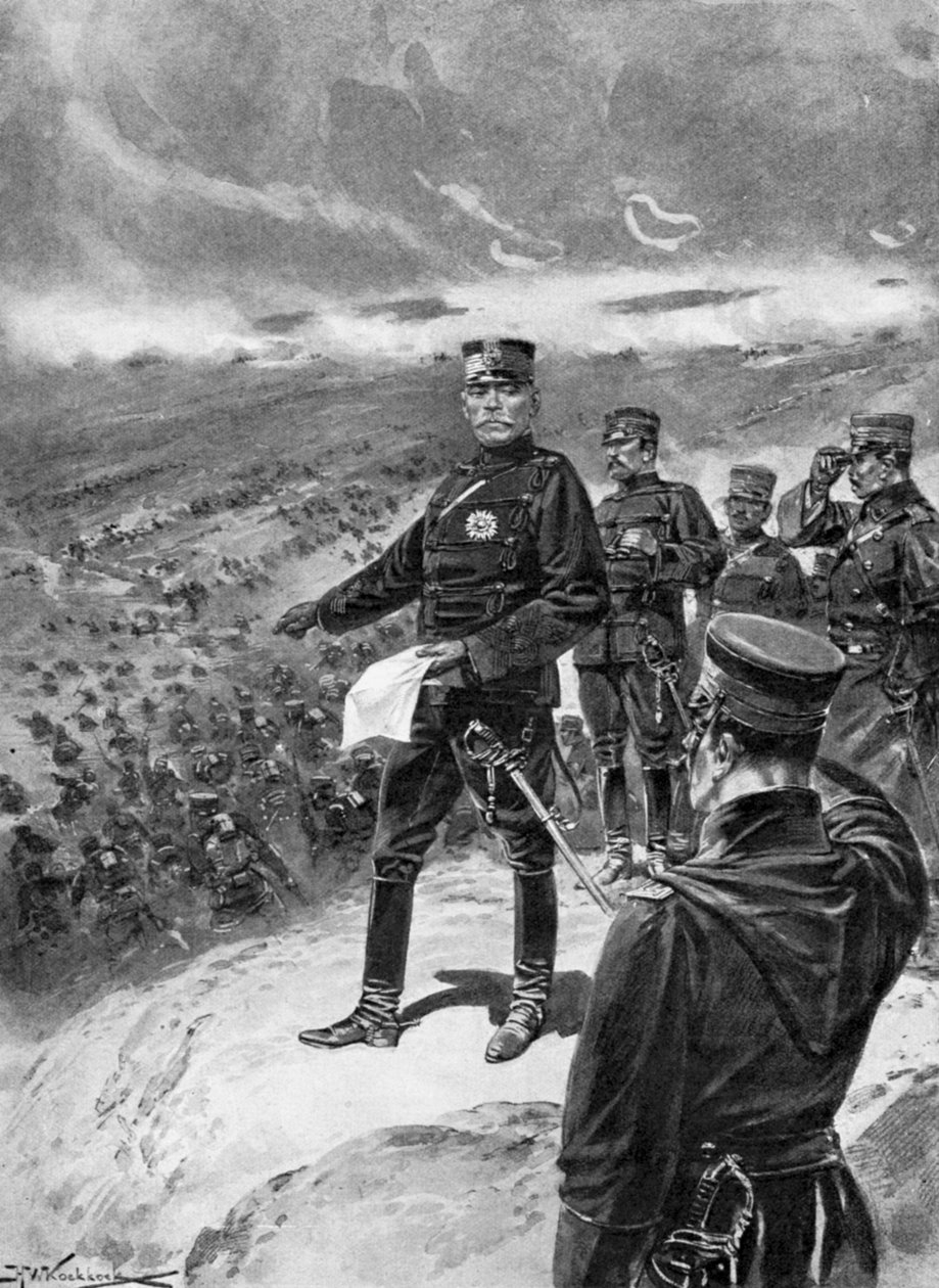 General Kuroki, japansk befälhavare, rysk-japanska kriget 1904-5 av Unbekannt