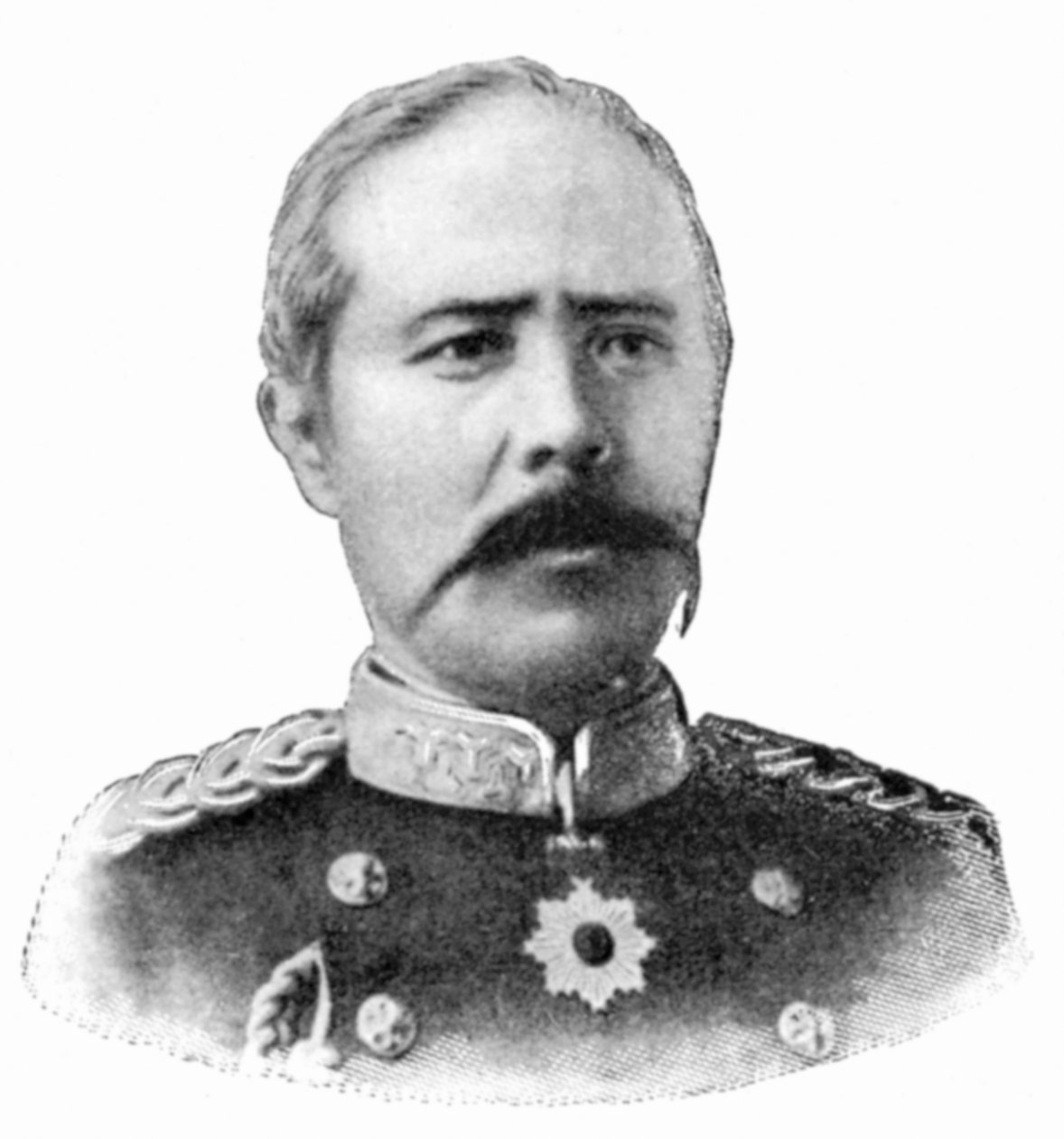 General Kuroki, rysk överbefälhavare, rysk-japanska kriget, 1904-5 av Unbekannt