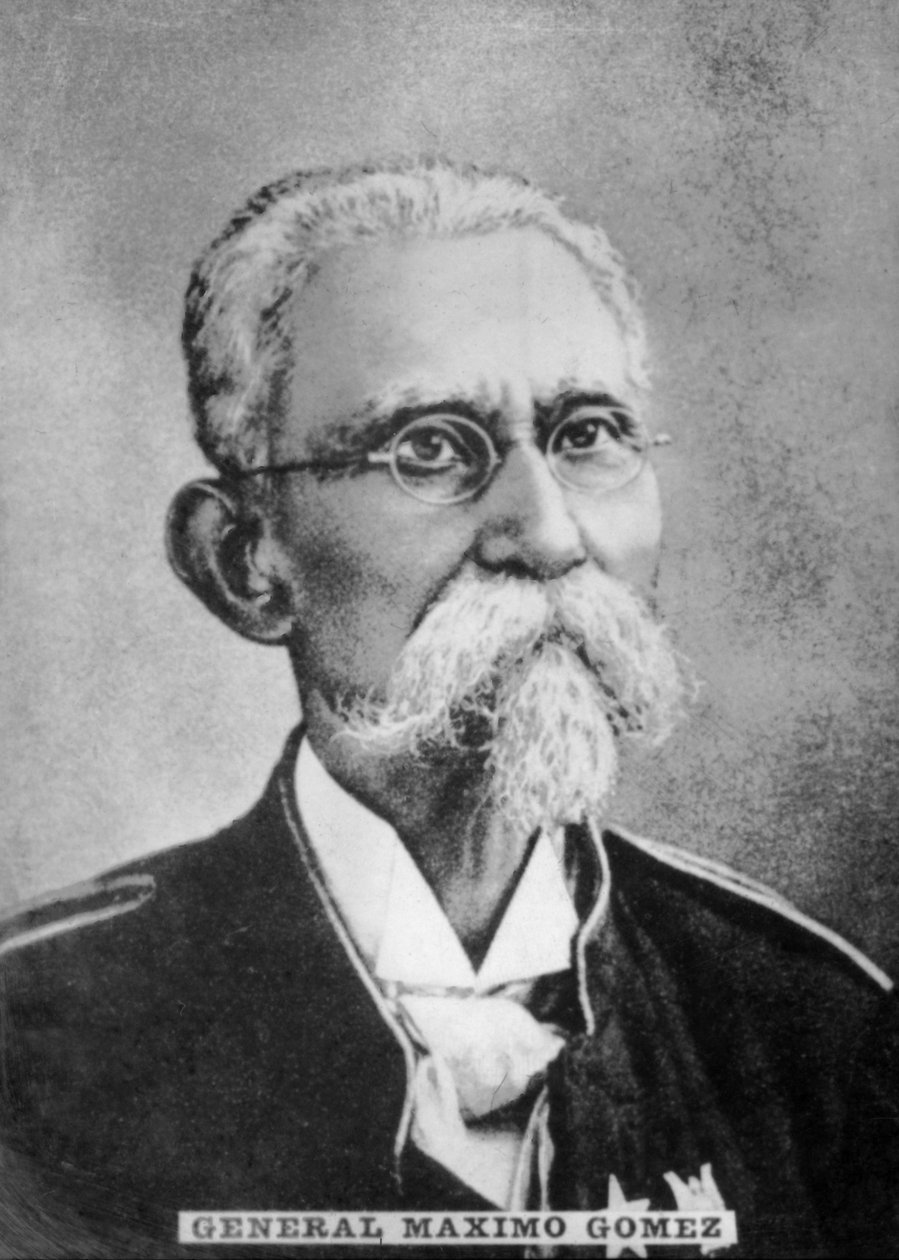 General Maximo Gomez 1836-1905, dominikansk generalmajor i tioåriga kriget, c1910 av Unbekannt