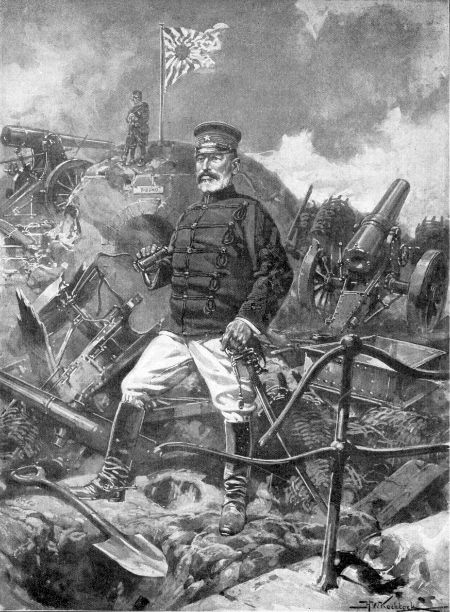 General Nogi, japansk befälhavare, rysk-japanska kriget, 1904-5 av Unbekannt