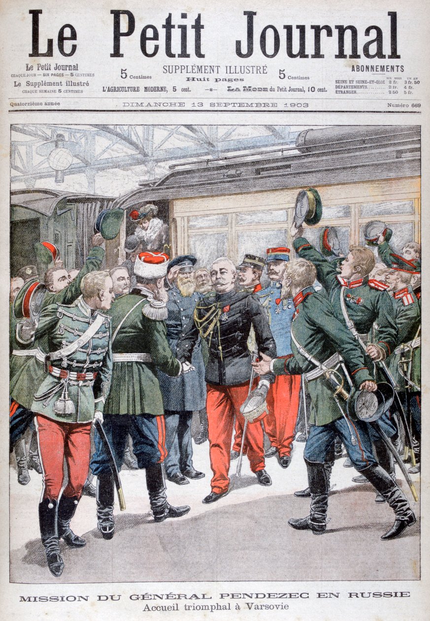 General Pendezecs diplomatiska beskickning i Ryssland, 1903 av Unbekannt