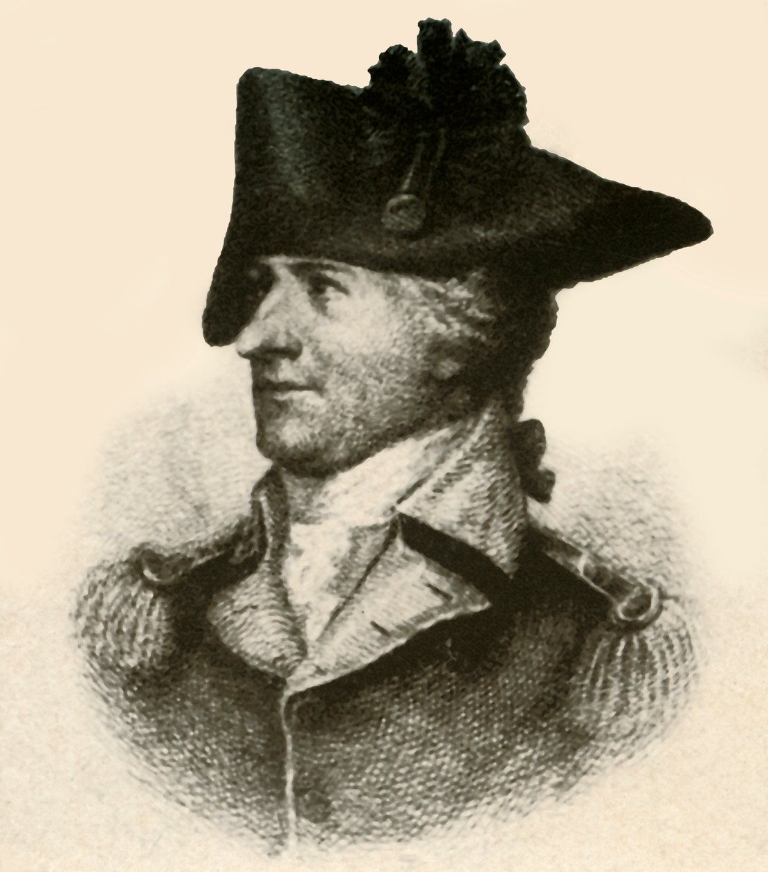 General Philemon Dickinson, visar hög skuren kappa, c1780, 1937. av Unbekannt