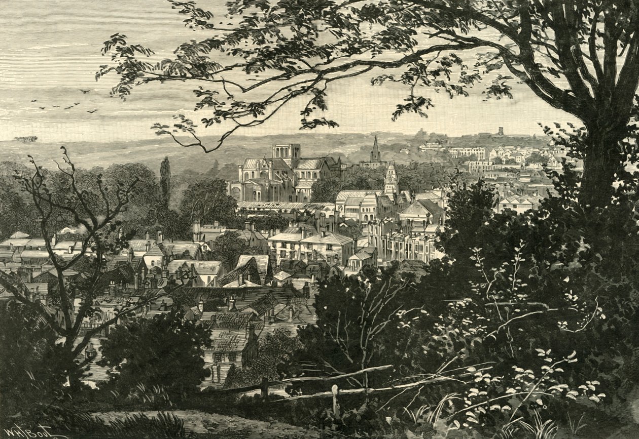 General View of Winchester, 1898. av Unbekannt