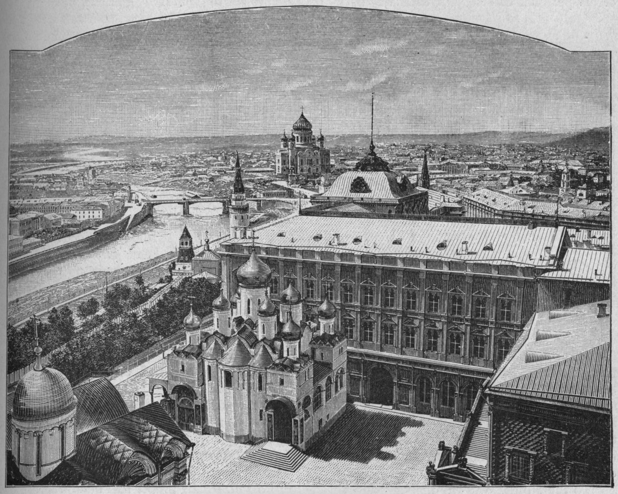 Översikt över staden Moskva, 1902 av Unbekannt