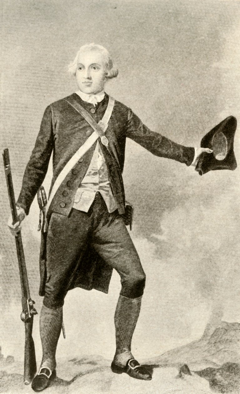 General Warren, i en minutmans klänning, c1760, 1937. av Unbekannt