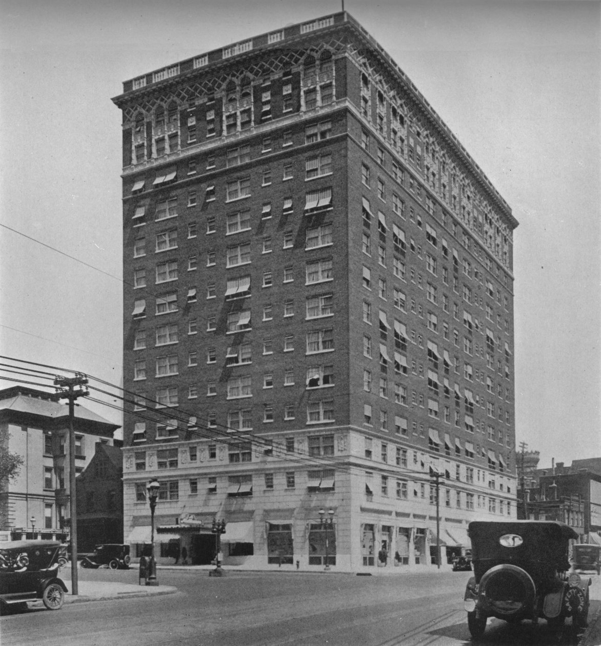 Allmän exteriörvy, Melbourne Hotel, St Louis, Missouri, 1924. av Unbekannt