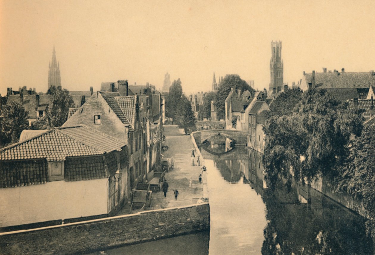Översikt över Gröna kajen, c1910 av Unbekannt