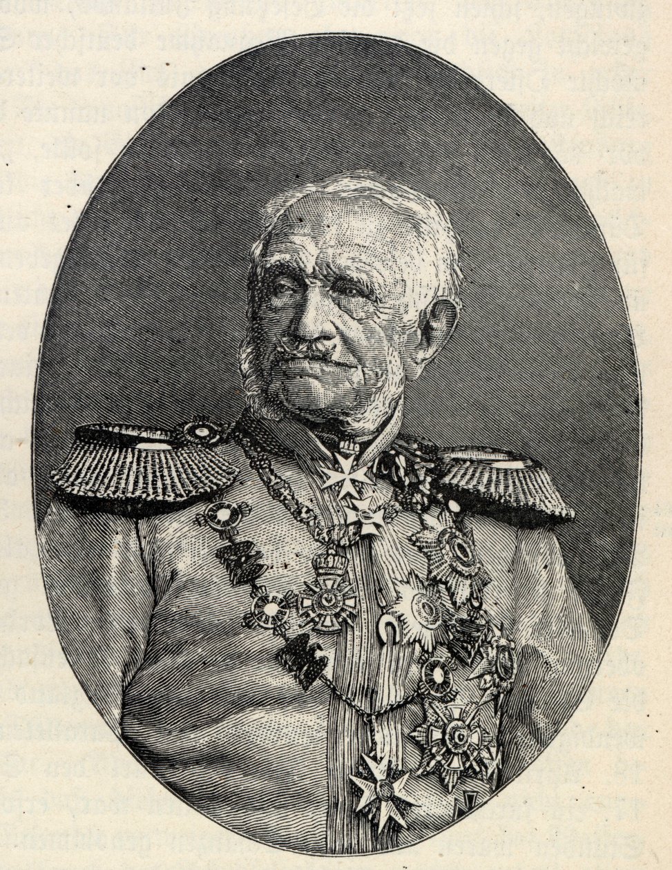 Fältmarskalk Friedrich Graf von Wrangel 1784-1877. av Unbekannt