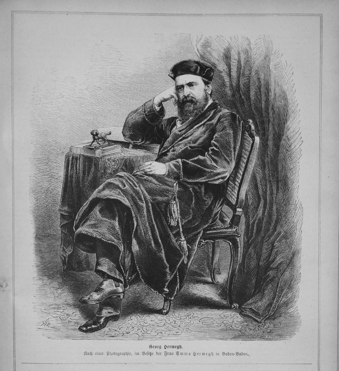 Georg Herwegh 1817-1875, 1870-talet av Unbekannt