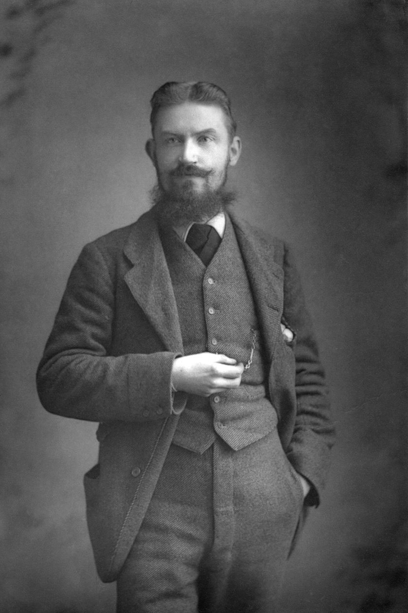 George Bernard Shaw 1856-1950 irländsk dramatiker, kritiker och Fabian, 1890-1894 av Unbekannt