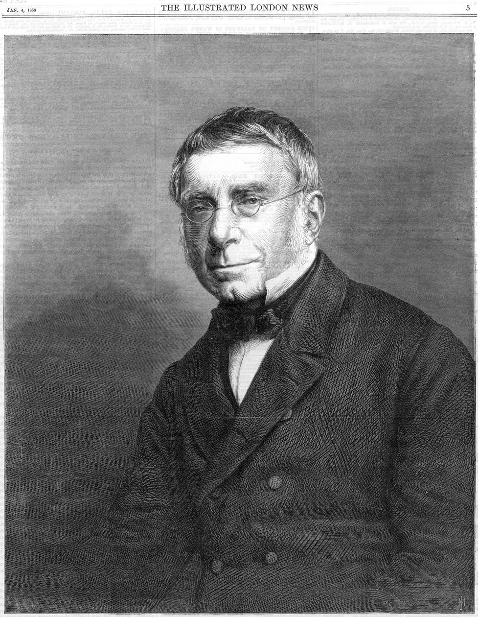 George Biddell Airy, engelsk astronom och geofysiker, 1868 av Unbekannt