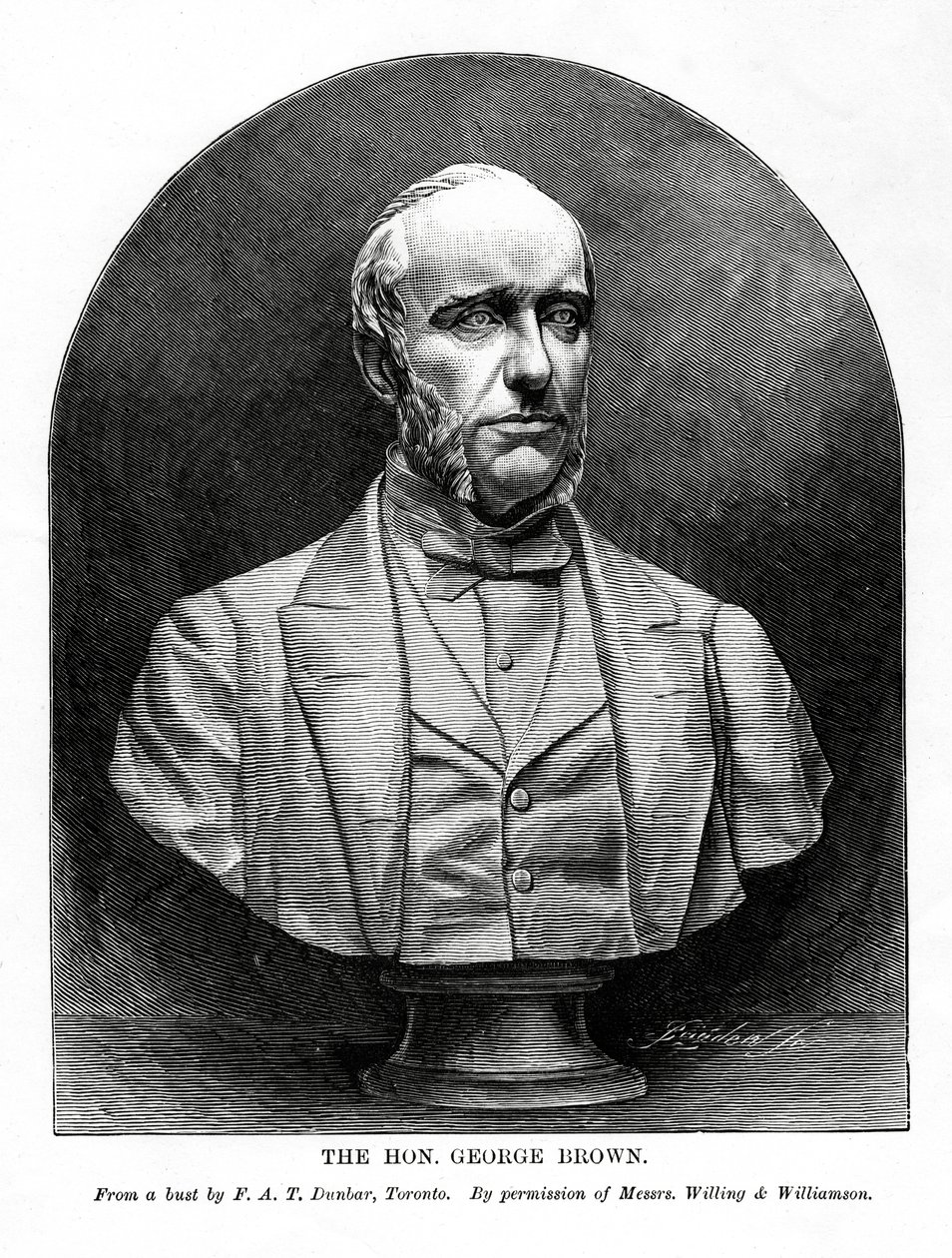 George Brown, skotskfödd kanadensisk journalist och politiker, 1800-talet av Unbekannt
