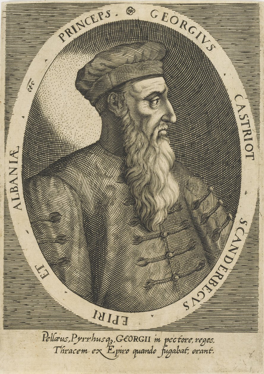 George Castriot 1405-1468, känd som Skanderbeg, ca. 1620. av Unbekannt