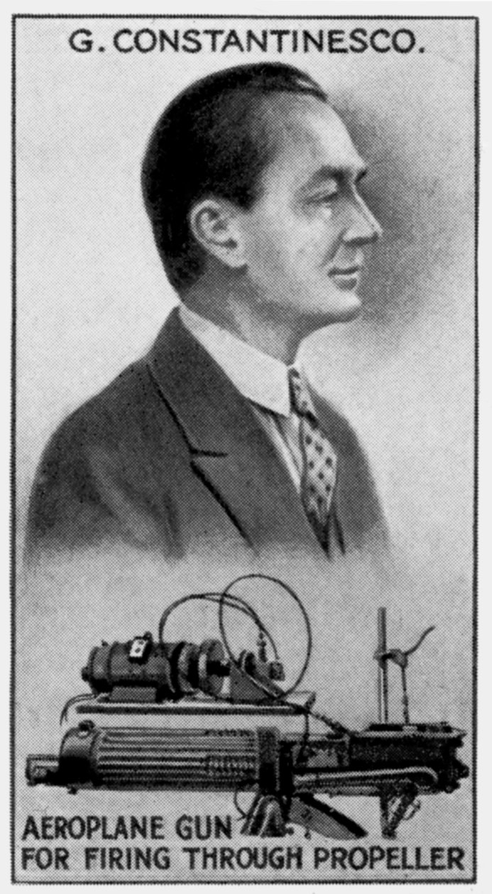 George Constantinescu, rumänsk vetenskapsman, ingenjör och uppfinnare, c1924 av Unbekannt