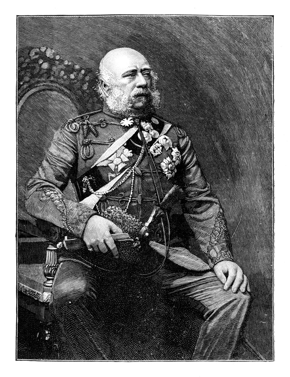 George, hertig av Cambridge, brittisk soldat, 1888 av Unbekannt