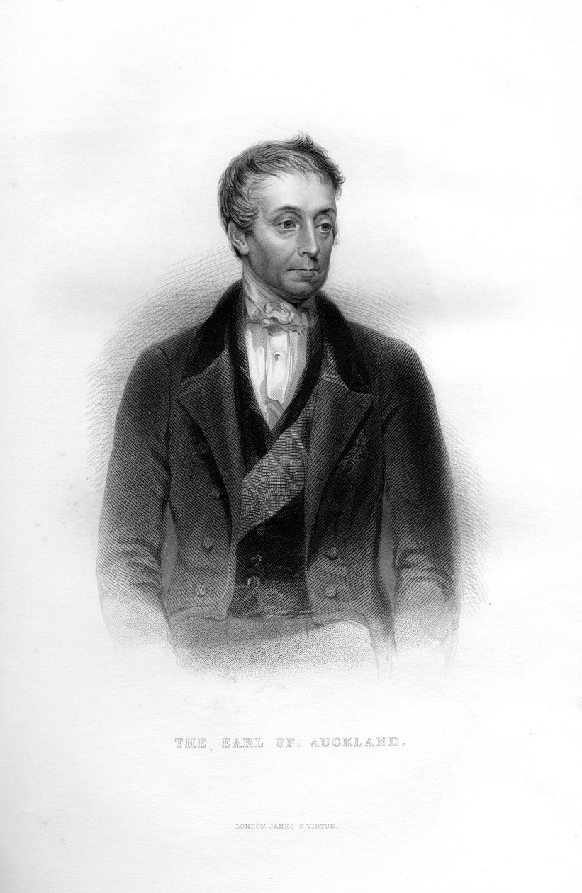 George Eden, 1:e jarl av Auckland, Indiens generalguvernör, 1800-talet av Unbekannt