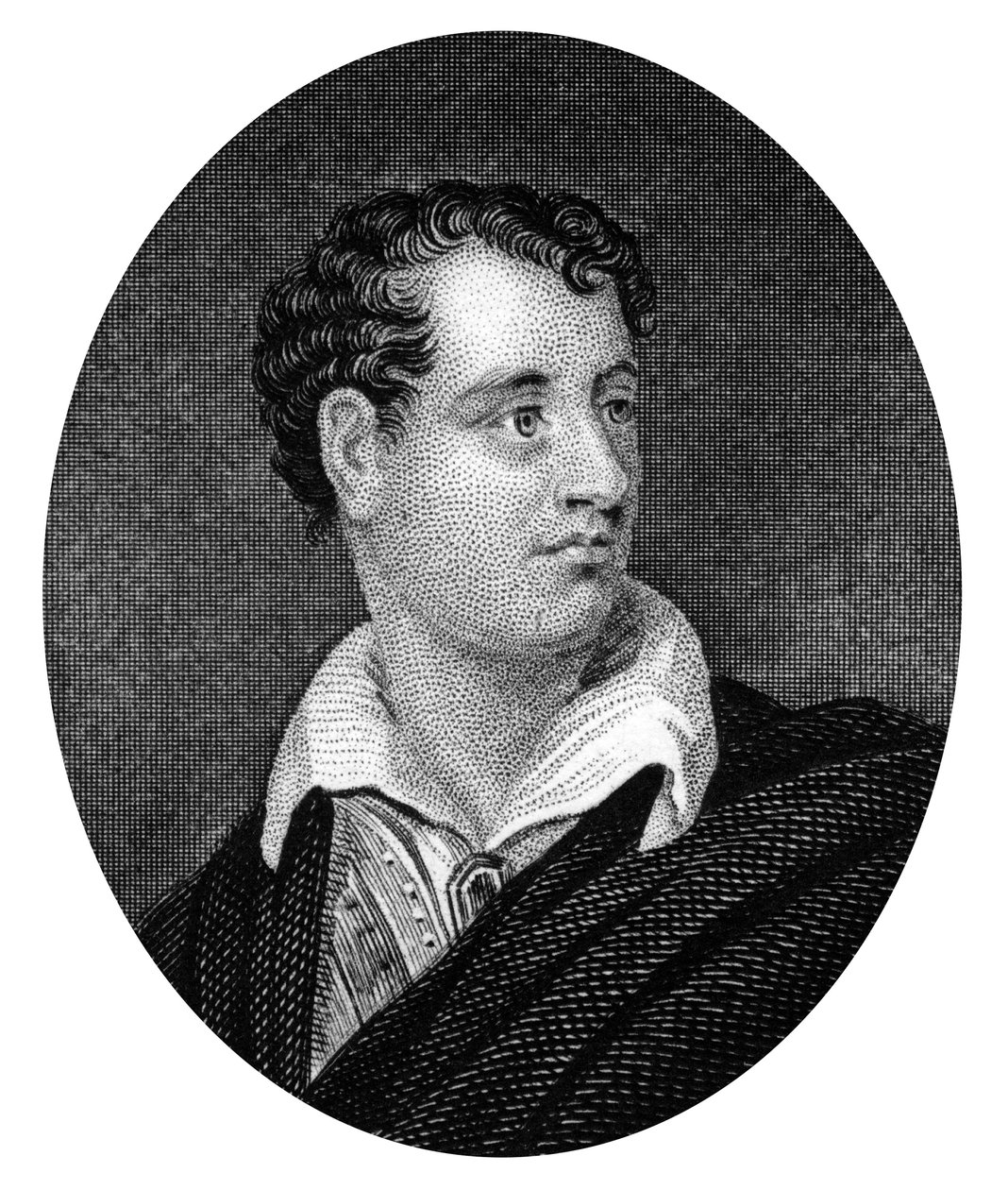 George Gordon Byron, angloskotsk poet och ledande gestalt inom romantiken, 1877 av Unbekannt