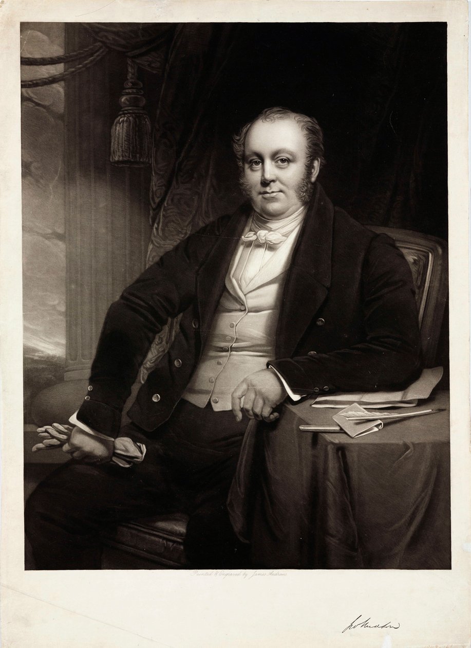 George Hudson, engelsk järnvägsordförande, ca 1850 av Unbekannt