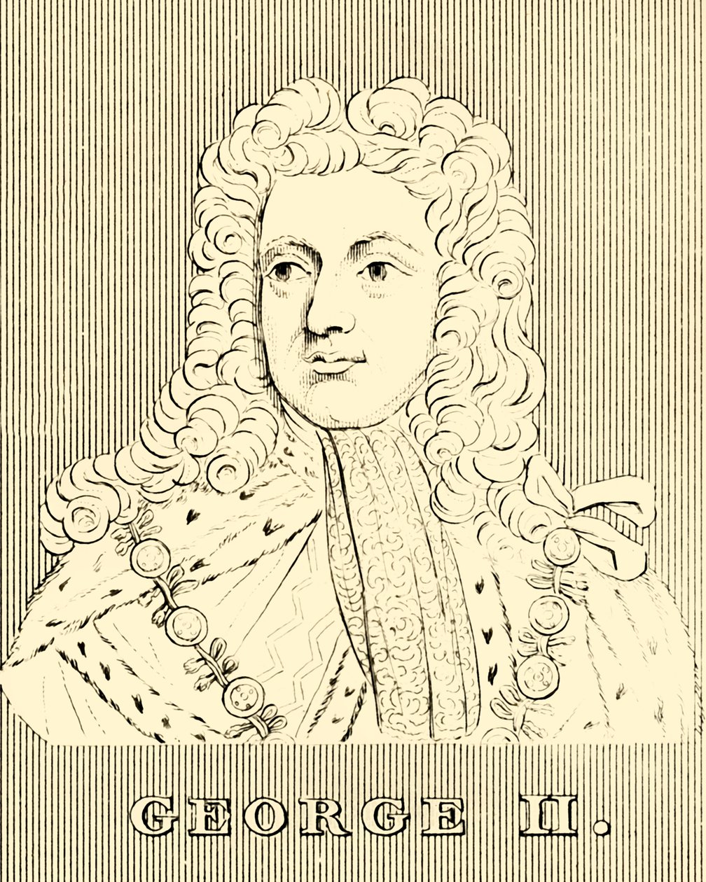 George II, 1683-1760, 1830. av Unbekannt