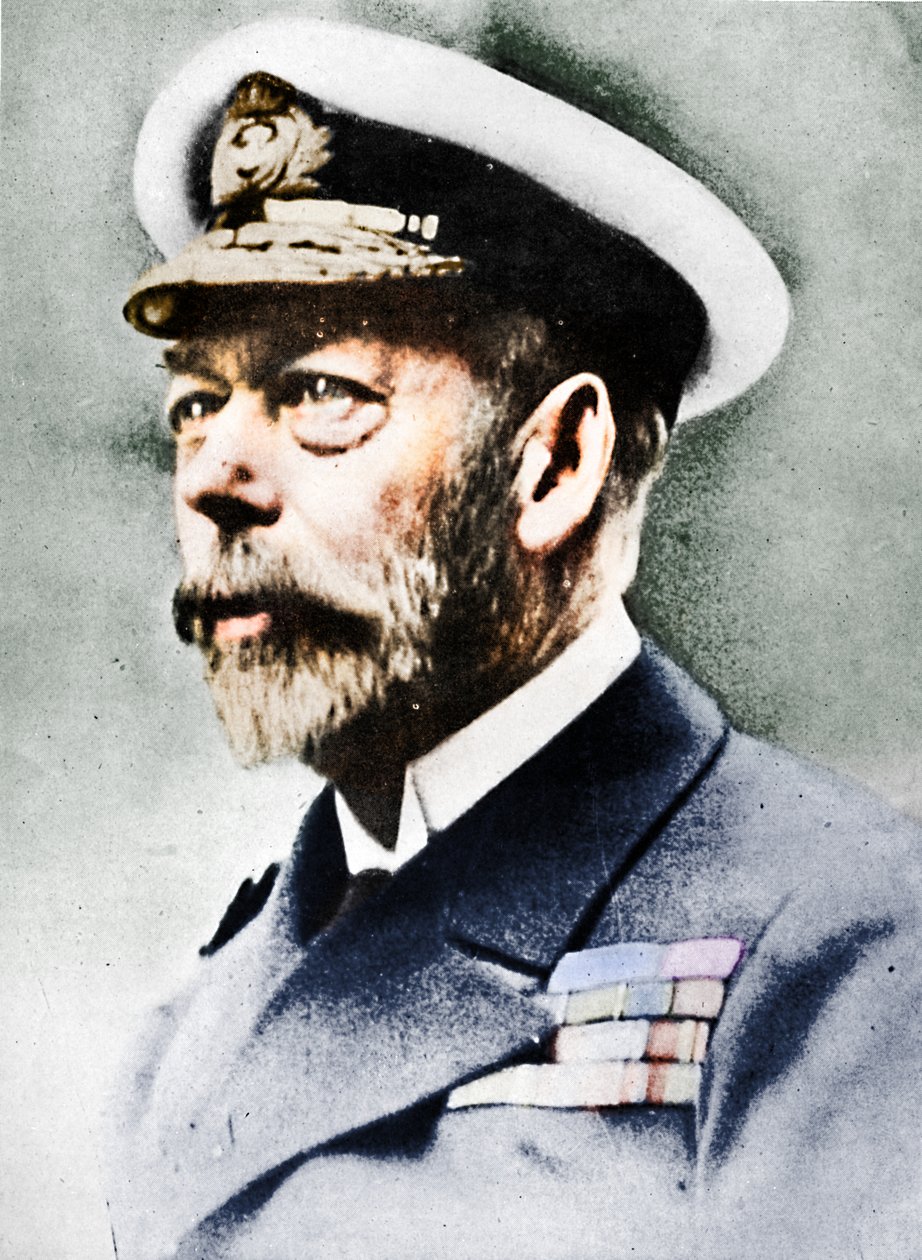 George V, kung av Storbritannien från 1910, c1936, 1945 av Unbekannt