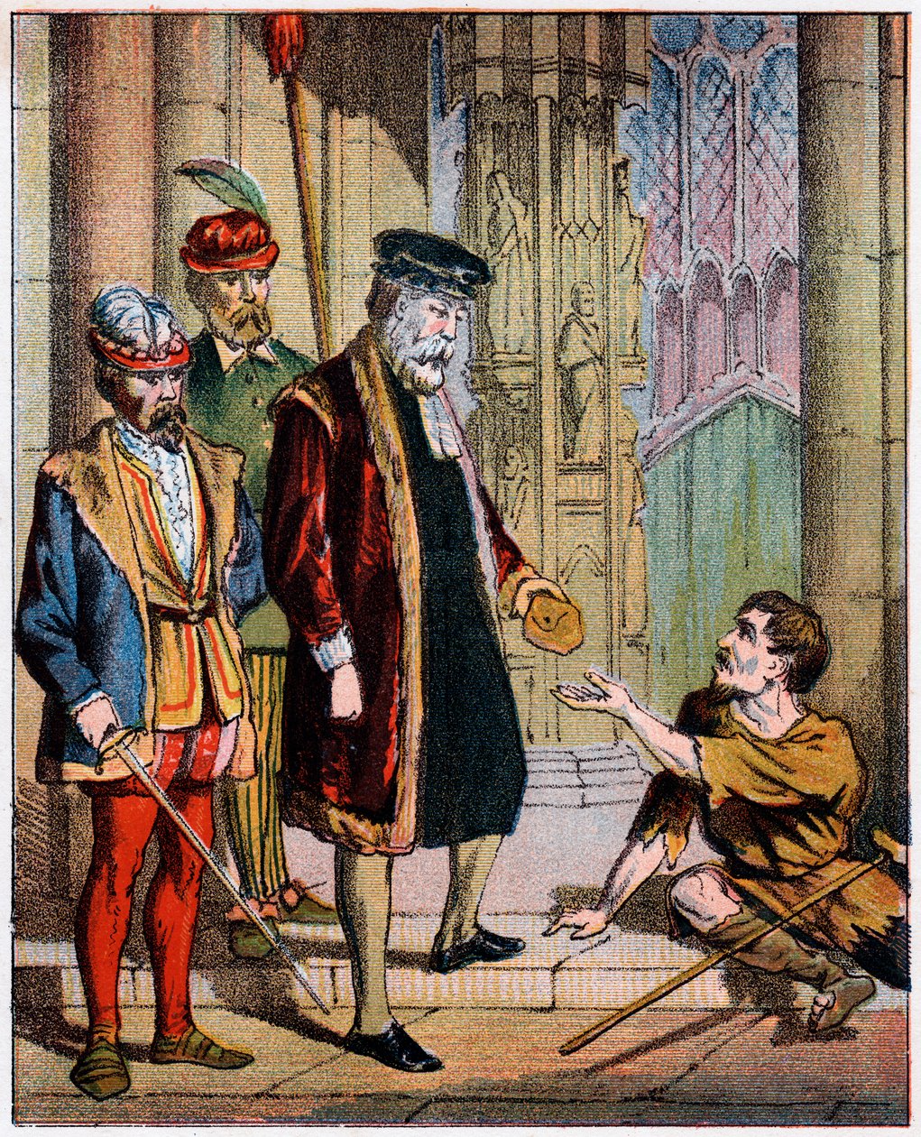 George Wishart, skotsk reformator och martyr från 1500-talet, mitten av 1800-talet. av Unbekannt