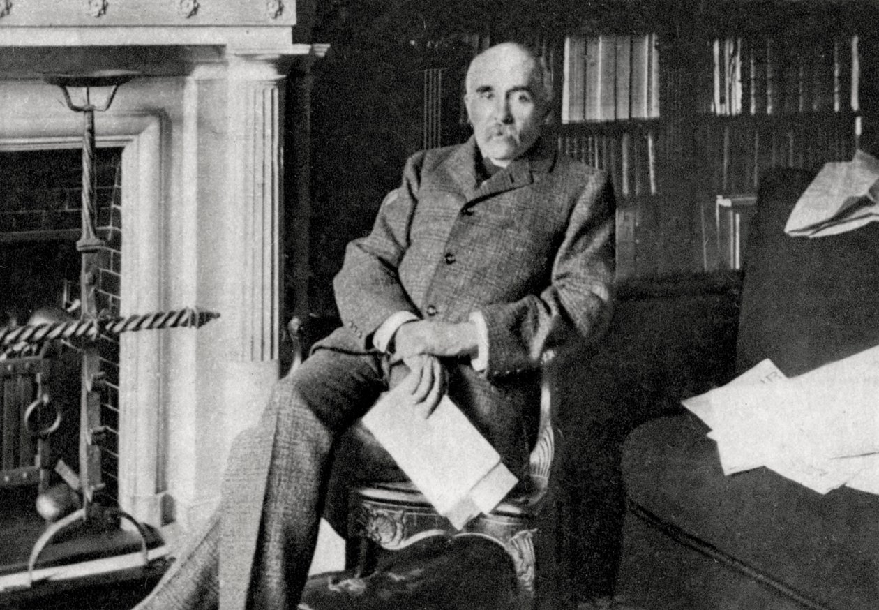Georges Clemenceau, fransk statsman, 1886 av Unbekannt