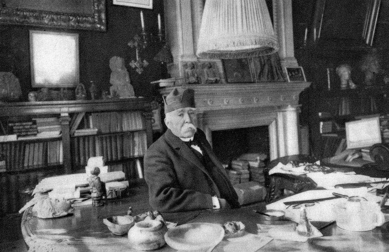 Georges Clemenceau, fransk statsman, 1925 av Unbekannt