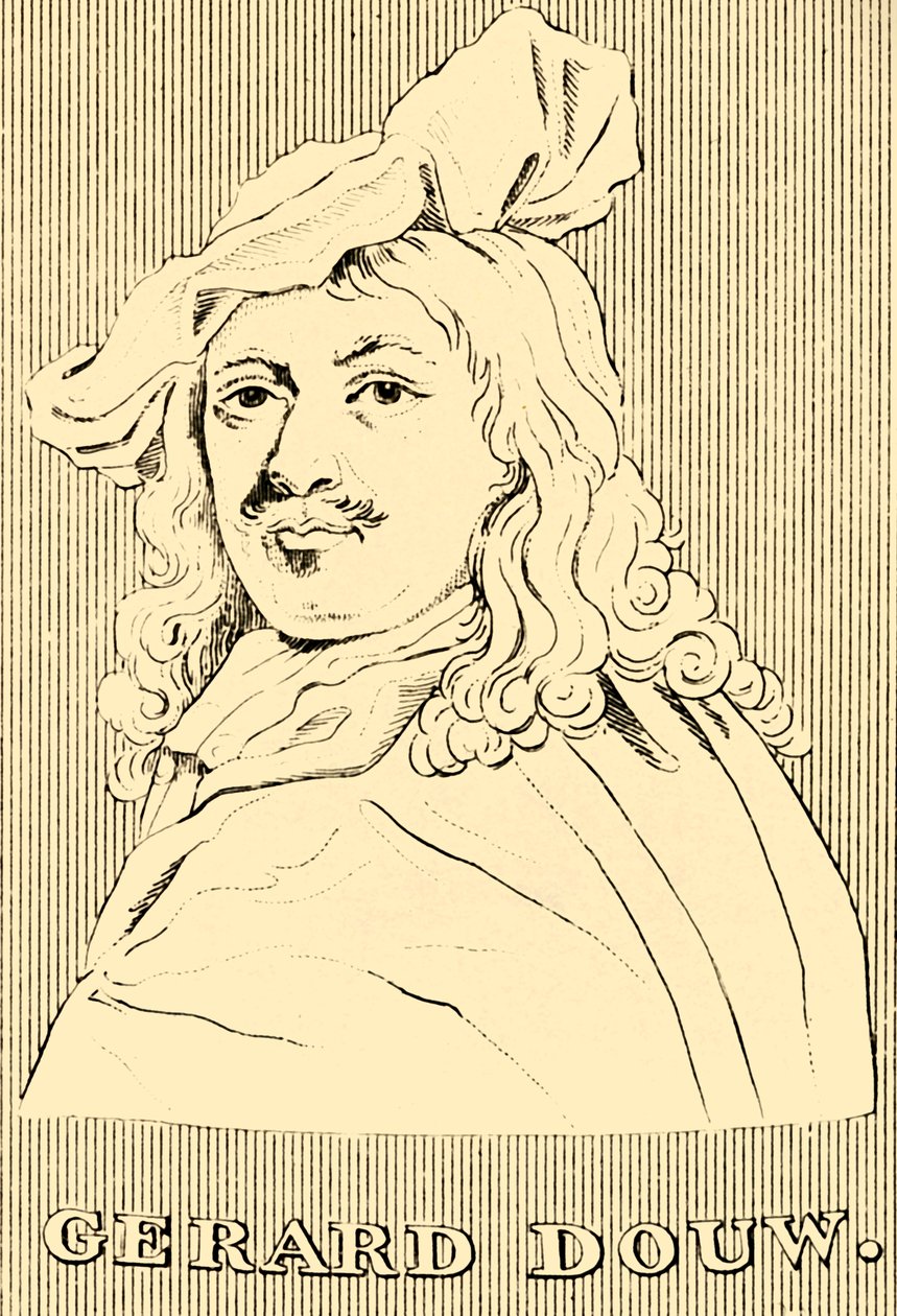 Gerard Douw, 1613-1675, 1830. av Unbekannt