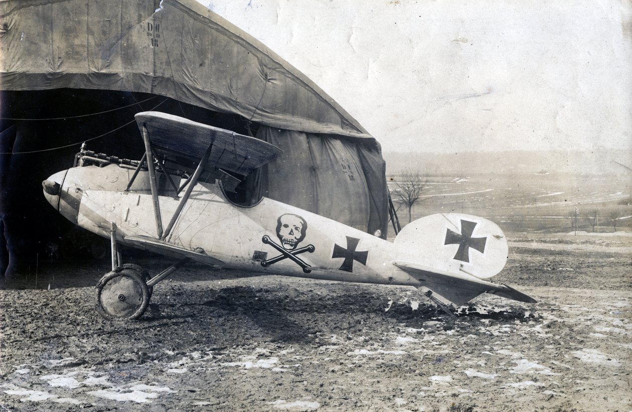 Tyska Albatros DV, Souilly, Frankrike, 2 januari 1918 av Unbekannt