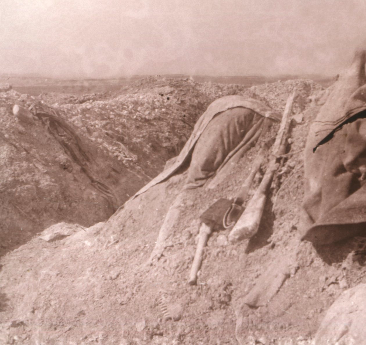 Tysk kropp, Somme, norra Frankrike, c1914-c1918 av Unbekannt
