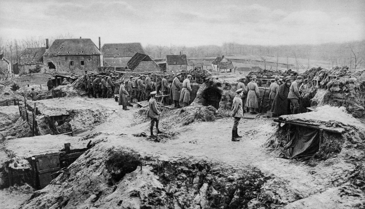 Tyska infanteriskydd, första världskriget, 1915 av Unbekannt