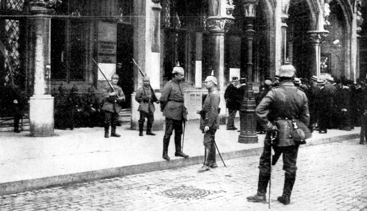 Tysk ockupation av Bryssel, första världskriget, 1914 av Unbekannt