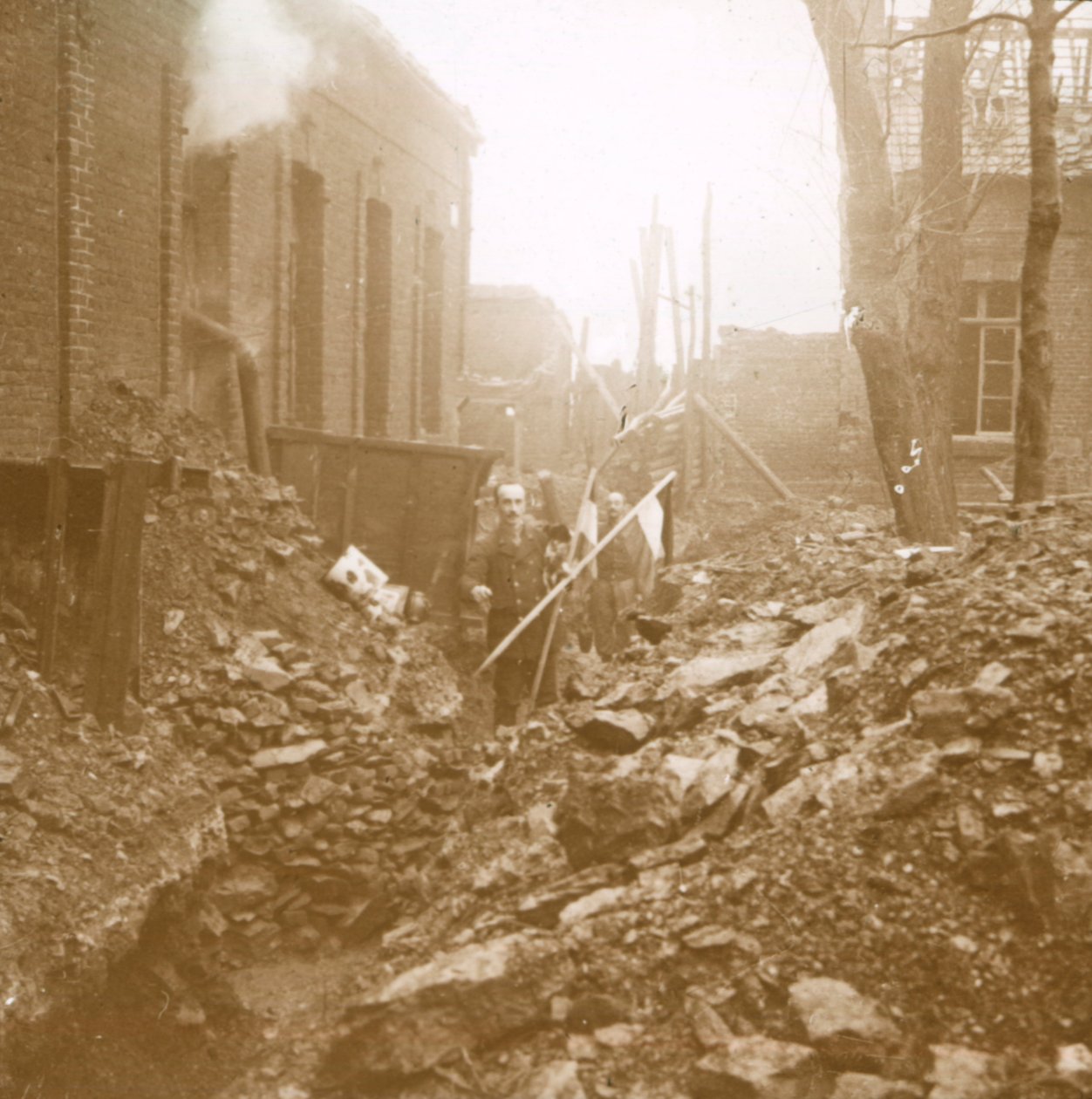 Tyska vimplar, Carency, norra Frankrike, c1914-c1918 av Unbekannt