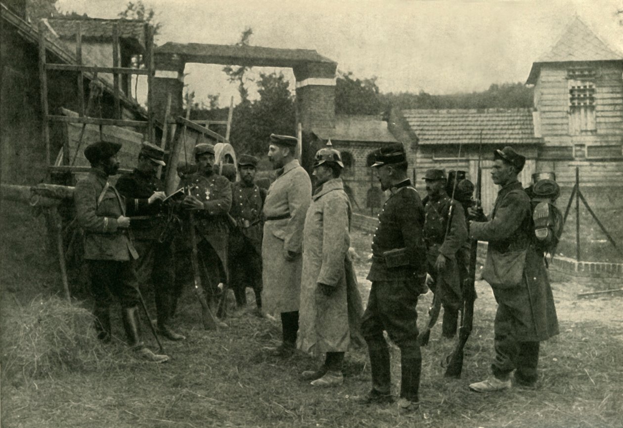 Tyska fångar, första världskriget, 1914, c1920. av Unbekannt
