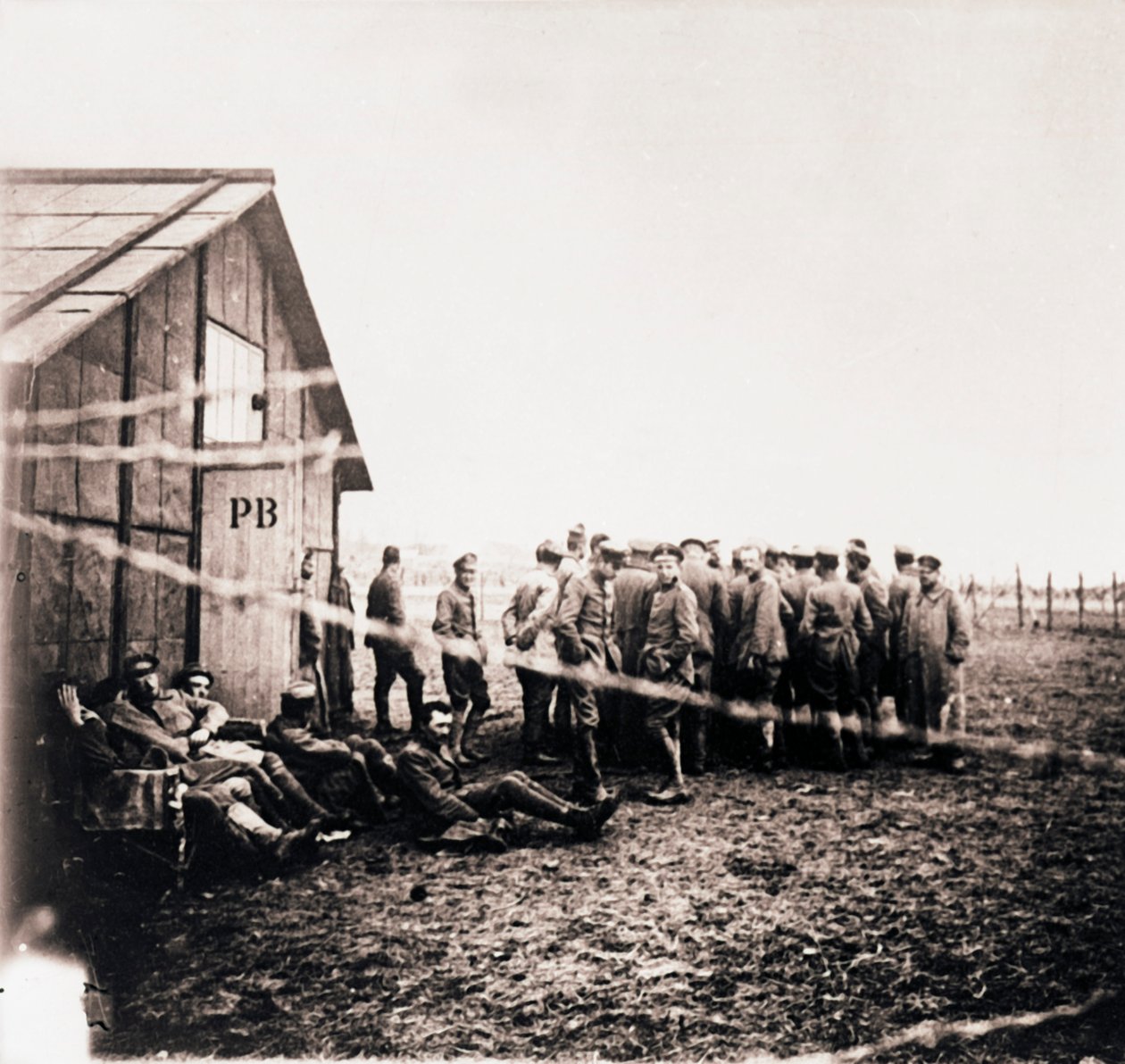 Tyska krigsfångar, c1914-c1918. av Unbekannt