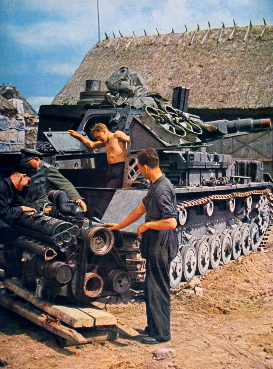 Tyska soldater i det ockuperade Frankrike, 1943 av Unbekannt