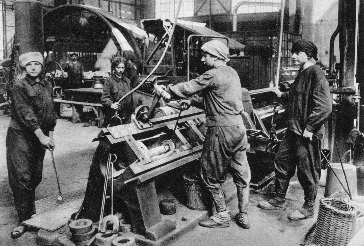 Tysk statlig ammunitionsfabrik, första världskriget, 1917 av Unbekannt