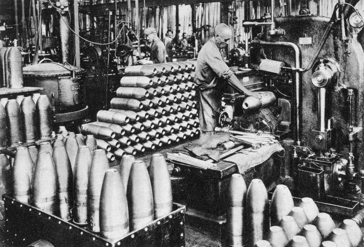 Tysk statlig ammunitionsfabrik, första världskriget, 1917 av Unbekannt