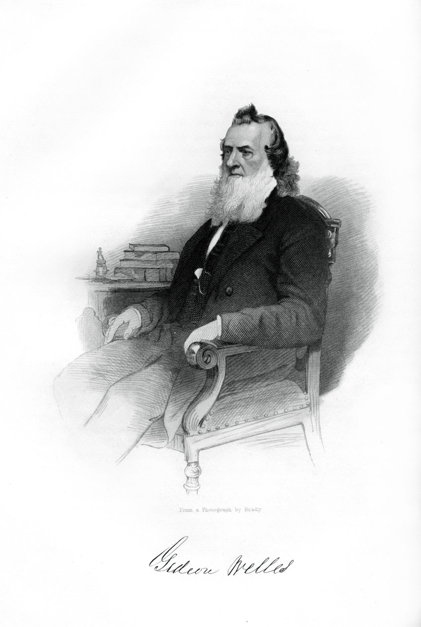 Gideon Welles, USA:s marinminister från 1861 till 1869, 1862-1867 av Unbekannt