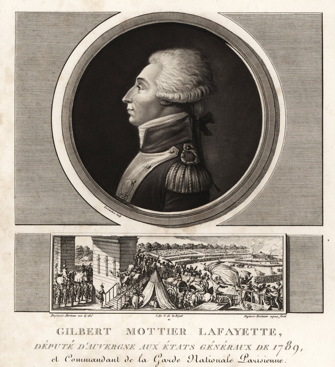 Gilbert Mottier Lafayette, suppleant i Augergne till Etats Generaux av Unbekannt