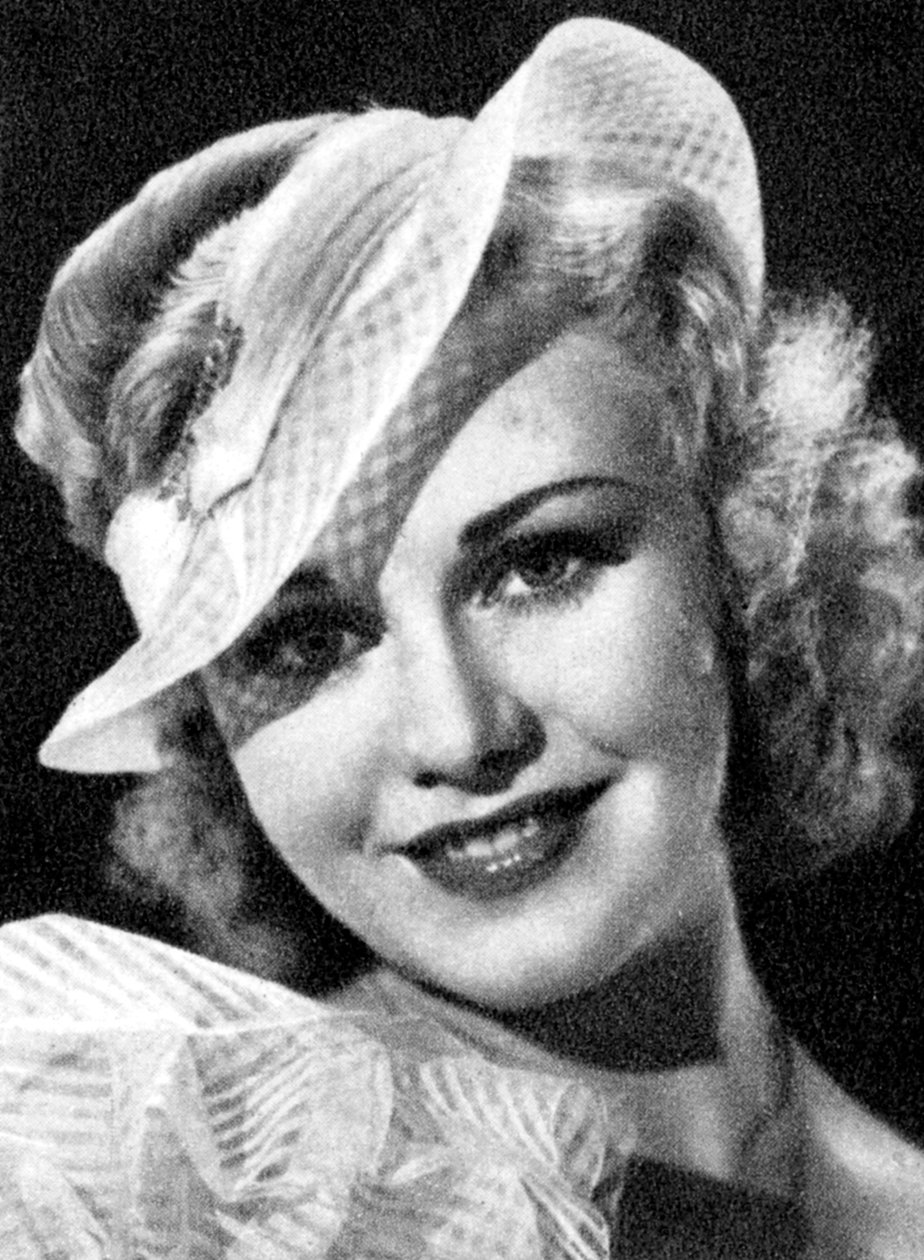 Ginger Rogers, amerikansk skådespelerska, 1934-1935 av Unbekannt