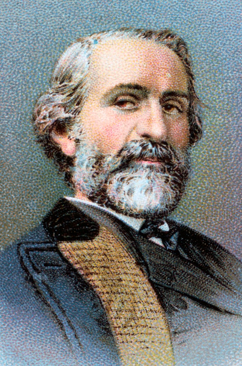 Giuseppe Verdi, italiensk kompositör från 1800-talet, 1914 av Unbekannt