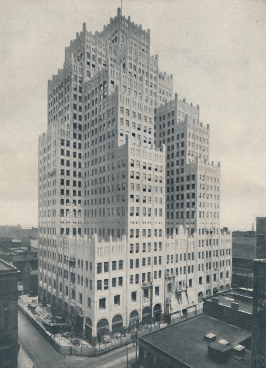 Ge skyskrapan betydelse: Grouped Towers at St. Louis, c1935 av Unbekannt