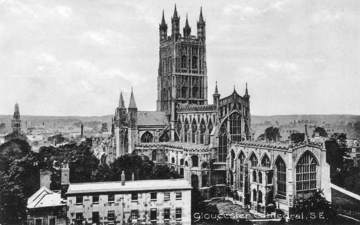Gloucester Cathedral, Gloucester, Gloucestershire, tidigt 1900-tal av Unbekannt
