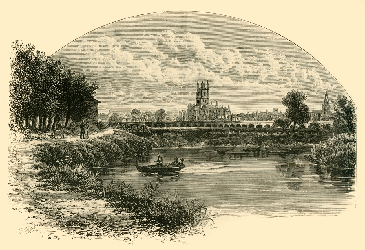 Gloucester, från nordväst, 1898. av Unbekannt