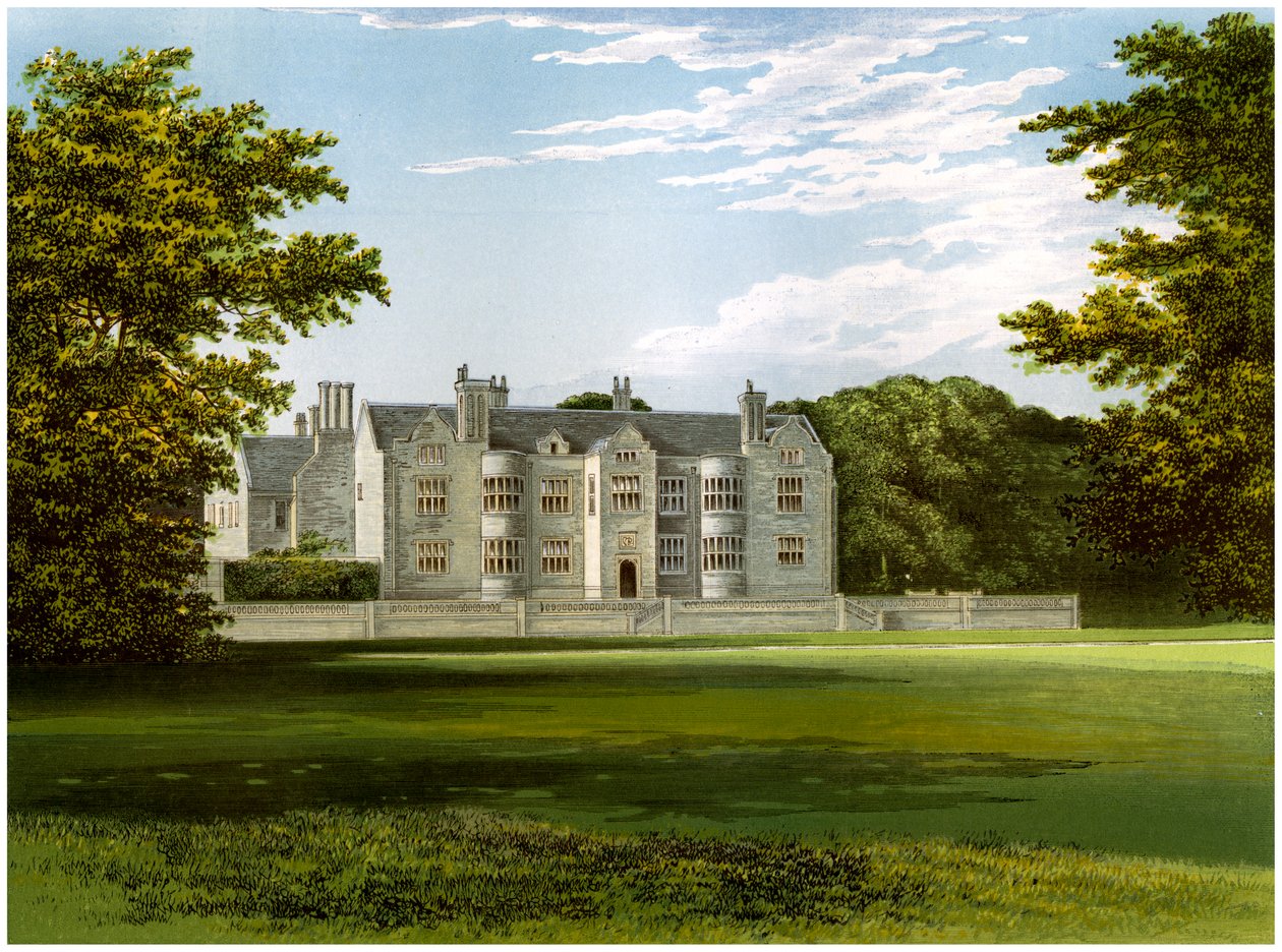 Glynde Place, Sussex, hem för Viscount Hampden, c1880 av Unbekannt