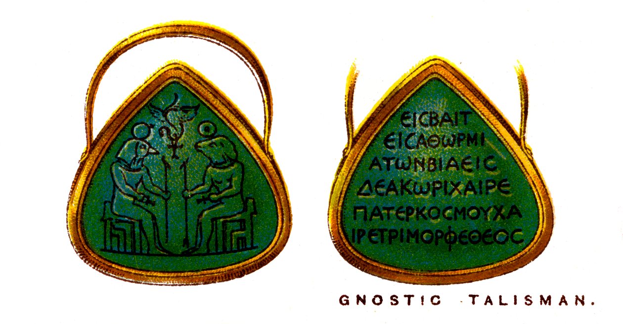 Gnostisk talisman, 1923 av Unbekannt