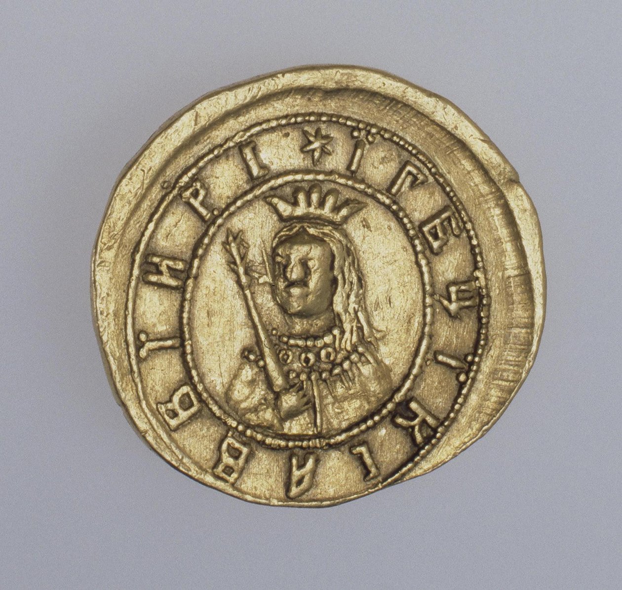 Guldmynt av regenten Sophia Alekseyevna, mellan 1682 och 1687 av Unbekannt