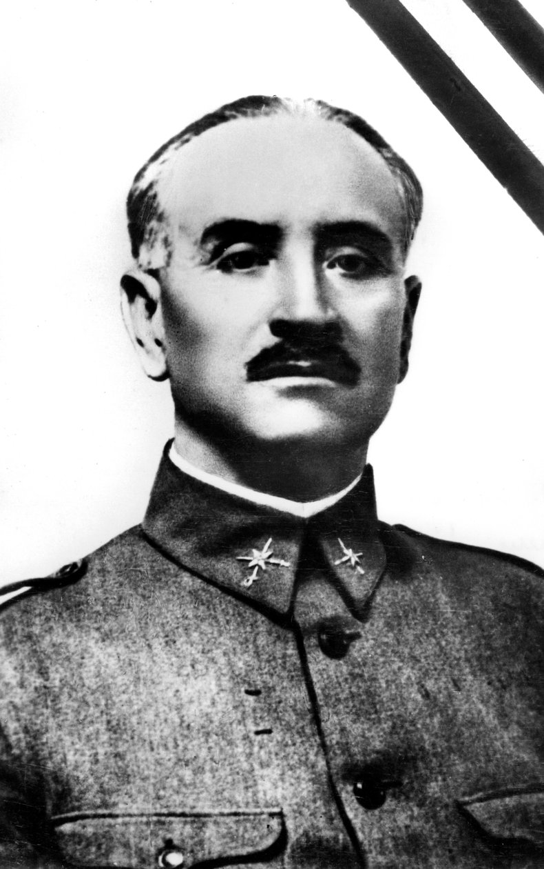 Gonzalo Queipo de Llano, nationalistisk general i det spanska inbördeskriget av Unbekannt